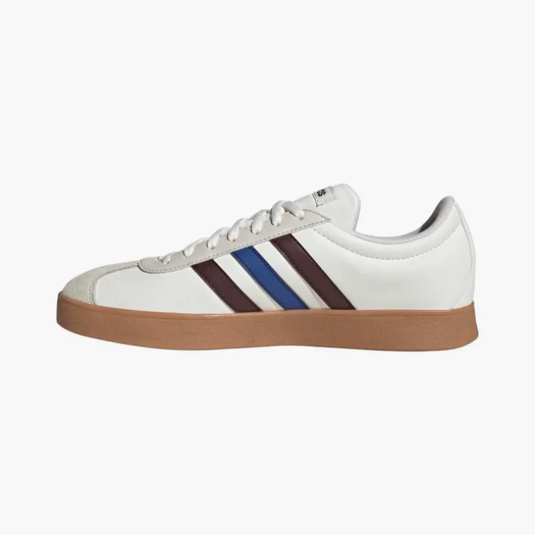 adidas VL Court Base Sneaker Cloud White/Aurora Ruby/Royal Blue