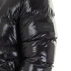 Avant Garde Herren Ammercy Steppjacke mit Hochglanz Schwarz