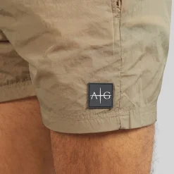 Avant Garde Herren Farris Crinkle Badehose Beige