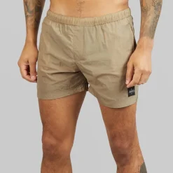 Avant Garde Herren Farris Crinkle Badehose Beige