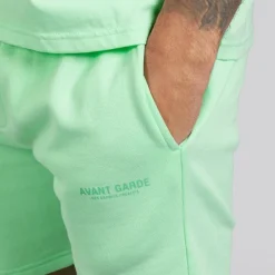 Avant Garde Herren Kreativ T Shirt Und Shorts Set Spearmint