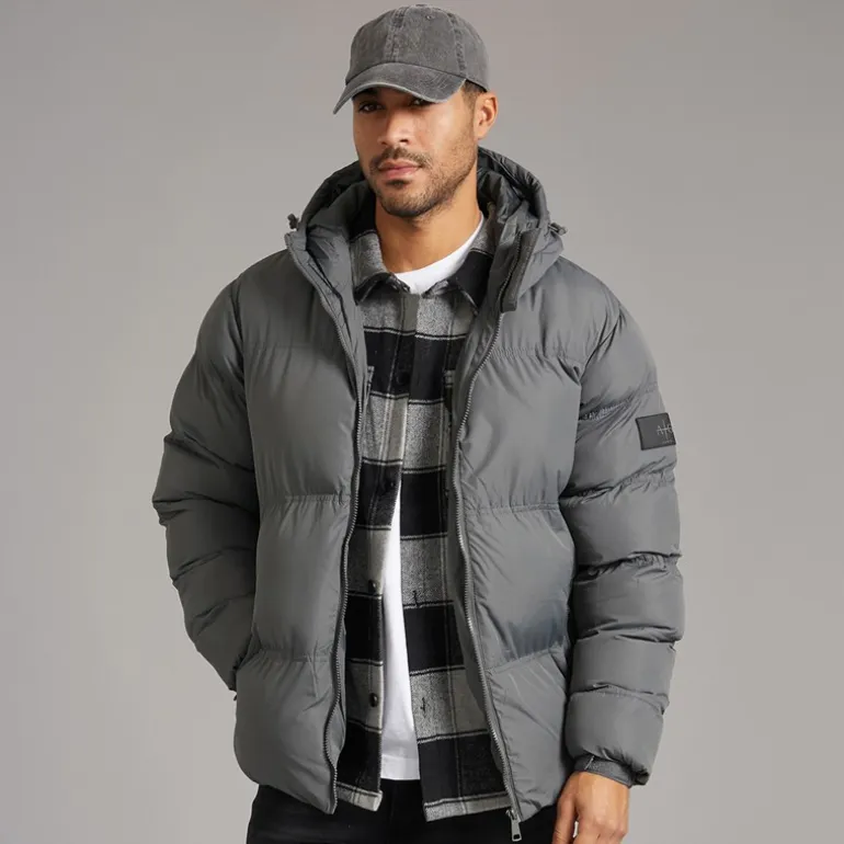 Avant Garde Herren Rawlins Steppjacke Anthrazit