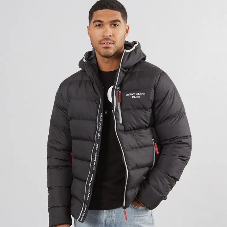 Avant Garde Herren Thor Steppjacke Schwarz