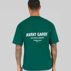 Avant Garde T-Shirt Herren Smaragd Kreatives