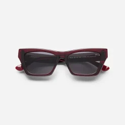 AY Studios Beam Sonnenbrille Transparent Burgundy