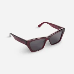 AY Studios Beam Sonnenbrille Transparent Burgundy