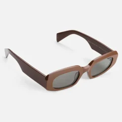 AY Studios Bloom Sonnenbrille Solid Chocolate Brown