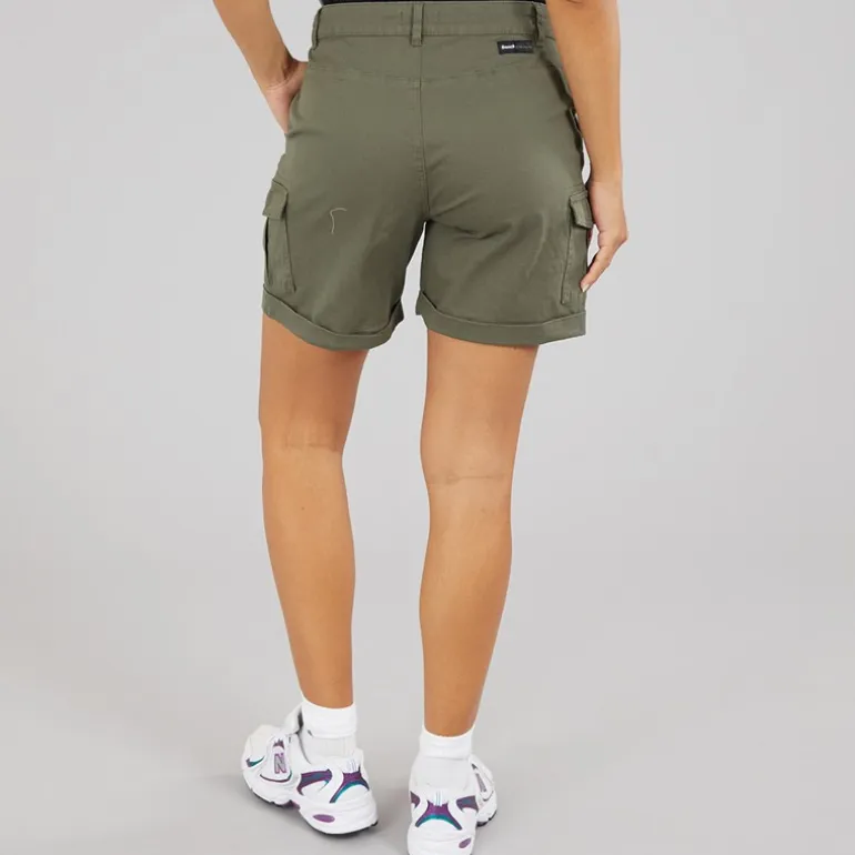 Bench Cargo Shorts Khaki Damen Ashline