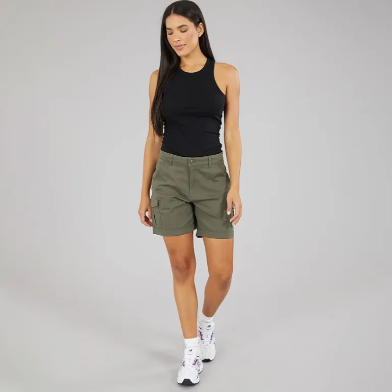 Bench Cargo Shorts Khaki Damen Ashline
