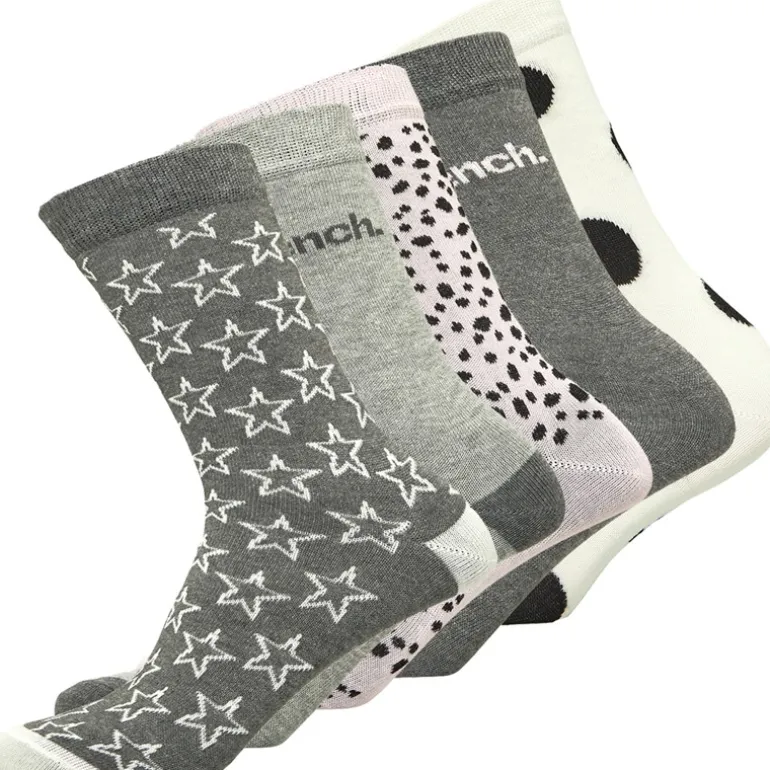 Bench Damen Berenice Fünfer Pack Kleid Socken Multi