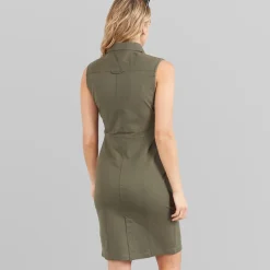 Bench Damen Cargo Kleid Khaki