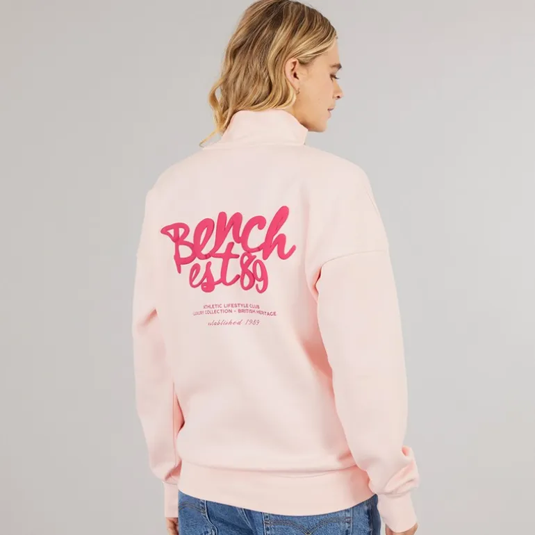 Bench Damen Casiah Sweatshirt Rosa
