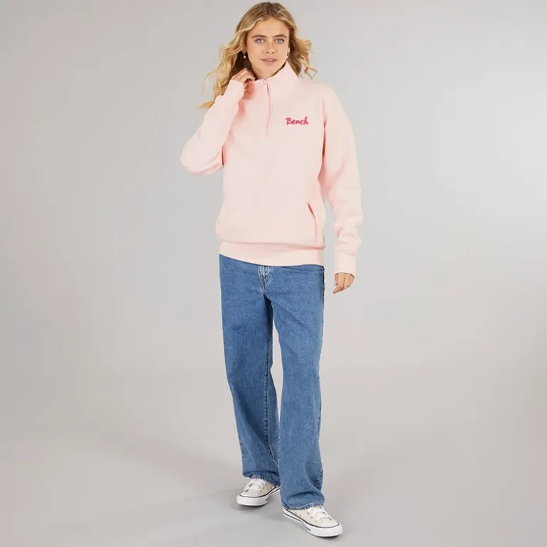 Bench Damen Casiah Sweatshirt Rosa