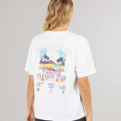 Bench Damen Craya T Shirt Weiß