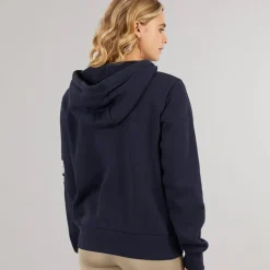 Bench Damen Darcine Zip Thru Hoodie Dunkelblau