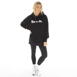 Bench Damen Dayla Oversized Hoodie Schwarz