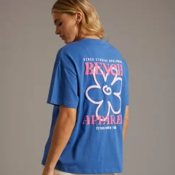 Bench Damen Dernia T Shirt Cobalt Blue
