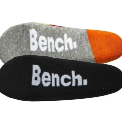 Bench Damen Elisabetta Zwei Paar Welly Socken Schwarz/Grau Melange