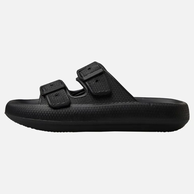 Bench Damen Ibbette Sandalen mit doppeltem Riemen Schwarz