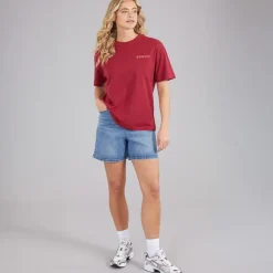 Bench Damen Jorgie T Shirt Cranberry Juice