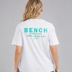 Bench Damen Jorgie T Shirt Ice Grey Marl