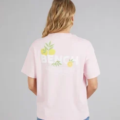 Bench Damen Kassa T Shirt Rosa