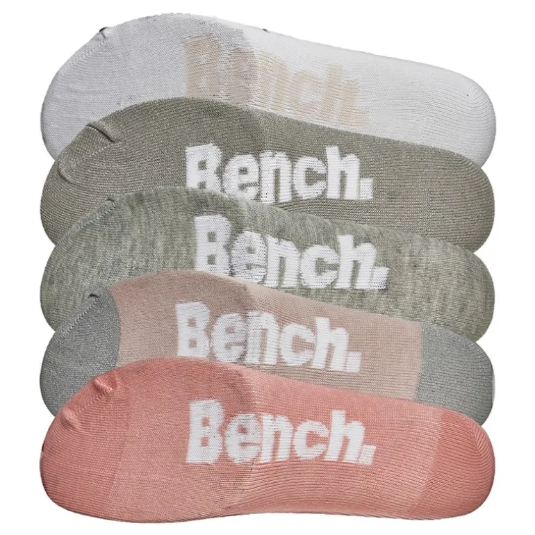 Bench Damen Kupfer Fünf Paar Kleid Socken Multi