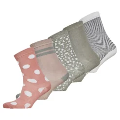 Bench Damen Kupfer Fünf Paar Kleid Socken Multi