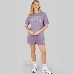 Bench Damen Loanne Fleece Shorts Dusted Grapes