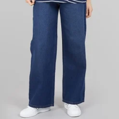 Bench Damen Maxina Weite Hose Jeans Dunkelblau