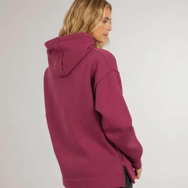 Bench Damen Rayra Kapuzenpullover Berry