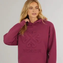 Bench Damen Rayra Kapuzenpullover Berry