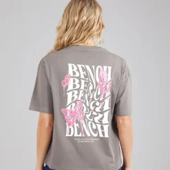 Bench Damen Reisy T Shirt Charcoal