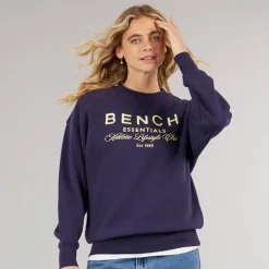 Bench Damen Rion Oversized Sweatshirt Deep Navy
