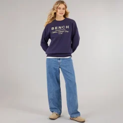 Bench Damen Rion Oversized Sweatshirt Deep Navy