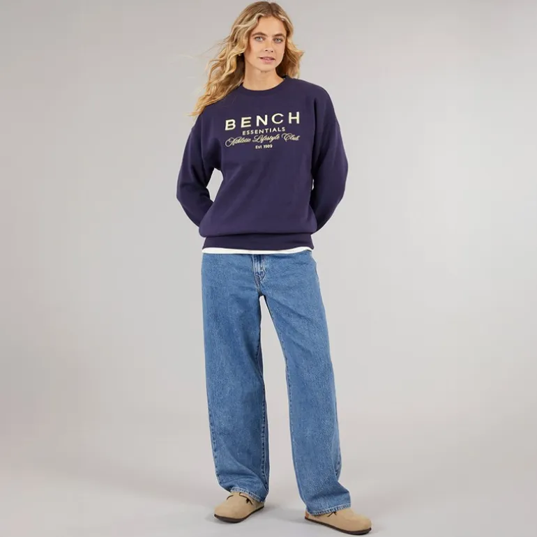 Bench Damen Rion Oversized Sweatshirt Deep Navy