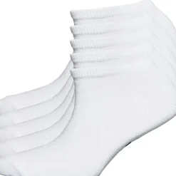 Bench Damen Socken mit Perlen Fünf Paar Trainer Liner Weiß