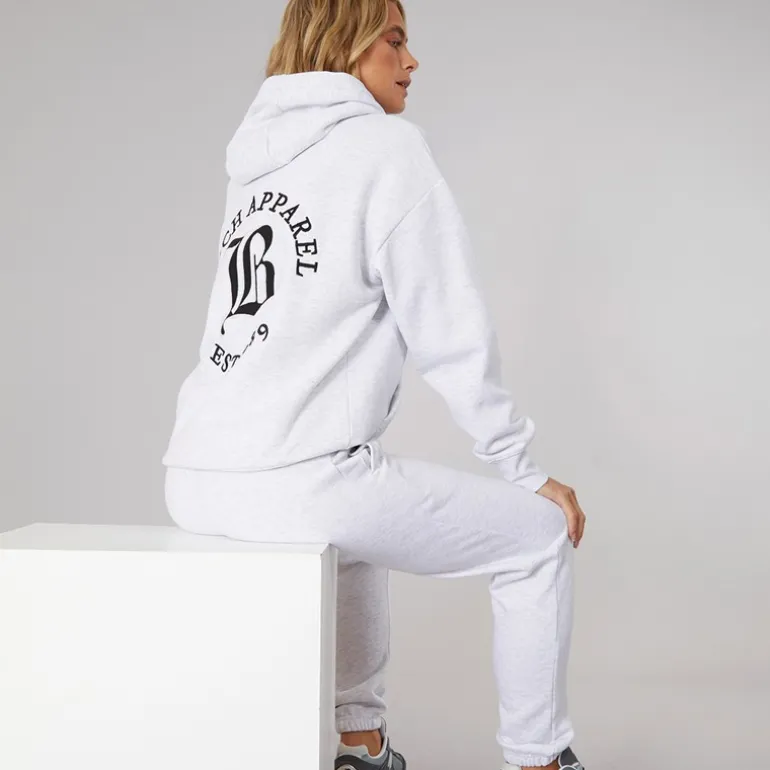 Bench Damen Trainingsanzug Grau Meliert