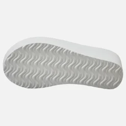 Bench Damen Urlaubs klobige Keil Zehentrenner White Pu
