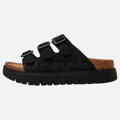 Bench Damen Ushuaia Dreifach Schnallen Sandalen Schwarz