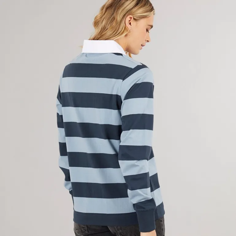 Bench Damen Wendren Rugby Shirt Navy/Dusky Blue Navy / Dusky Blue
