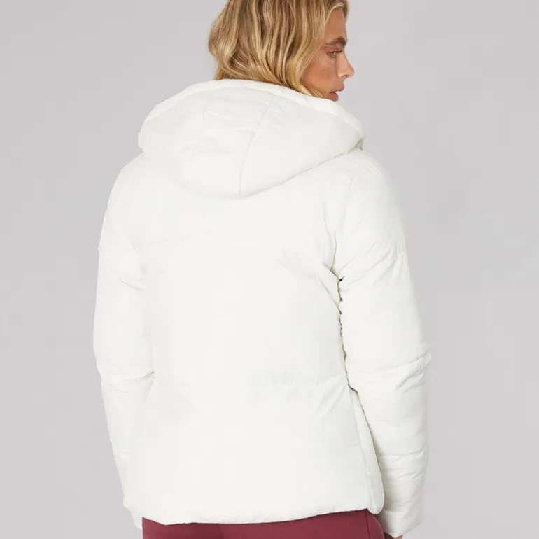 Bench Damen Willah Kurze Steppjacke Winter Weiss