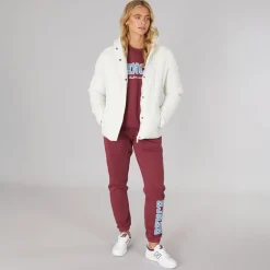 Bench Damen Willah Kurze Steppjacke Winter Weiss