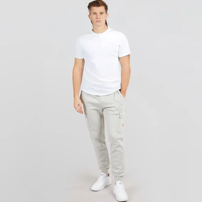 Bench Herren Aplev Cargo Jogginghose Frostgrau