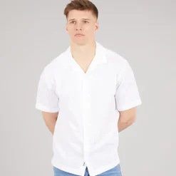 Bench Herren Auxin Hemd mit kurzem Arm Weiß