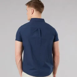 Bench Herren Bowdon Kurzarm Hemd Marineblau