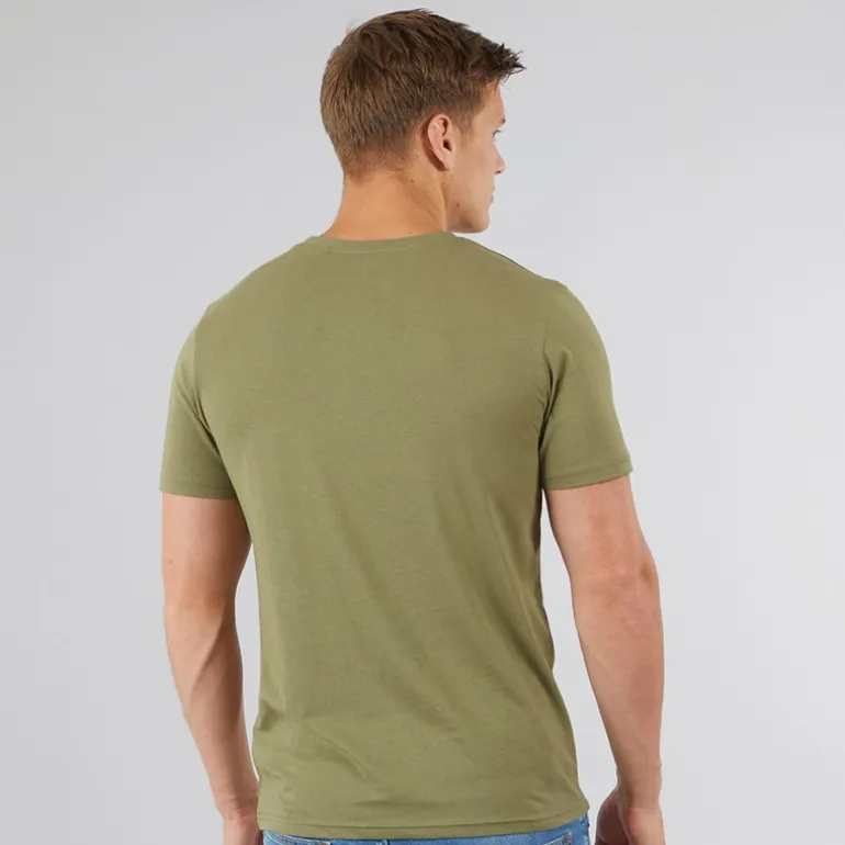 Bench Herren Envoy Fünf-Pack T-Shirts Schwarz/Hell Khaki/Weiß/Stein/Stahlgrau