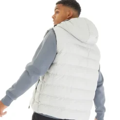 Bench Herren Galban Kapuzen-Steppweste Frost Grau