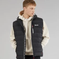Bench Herren Galban Kapuzen Steppweste Schwarz