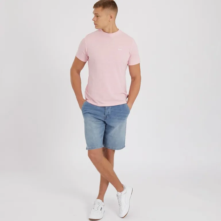 Bench Herren Javid Shorts aus Denim Blau